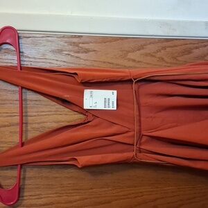 H&M Orange Sleeveless Dress
